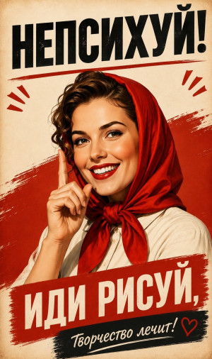 Плакат "Непсихуй"